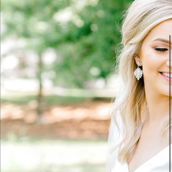 Haute Bride Wedding Earrings - Picture 3 of 5